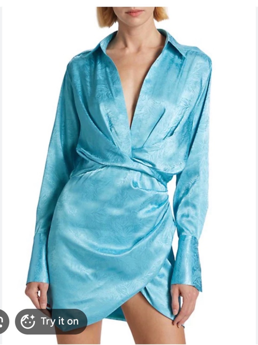 Montmarte dress Aqua- LE SUPERBE